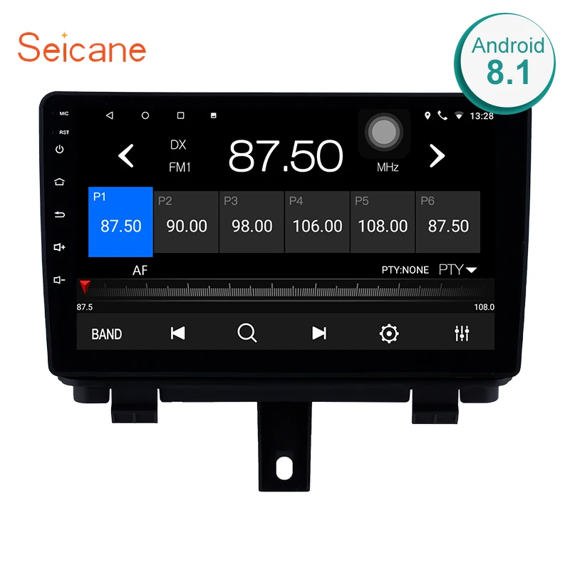 Seicane 2din Android 8,1 9 дюймов 8-ядерный HD сенсорный Bluetooth gps автомобиль радио для 2013 AUDI Q3 Поддержка RDS