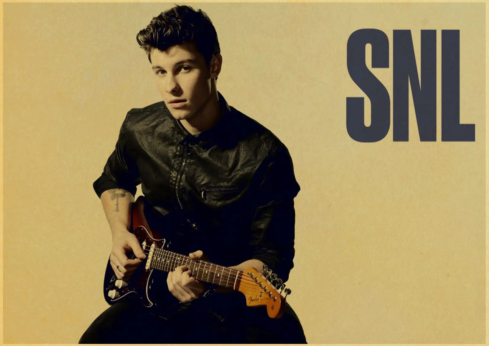 Shawn Mendes красивый певец Ретро плакат печать высокое качество наклейки на стену для