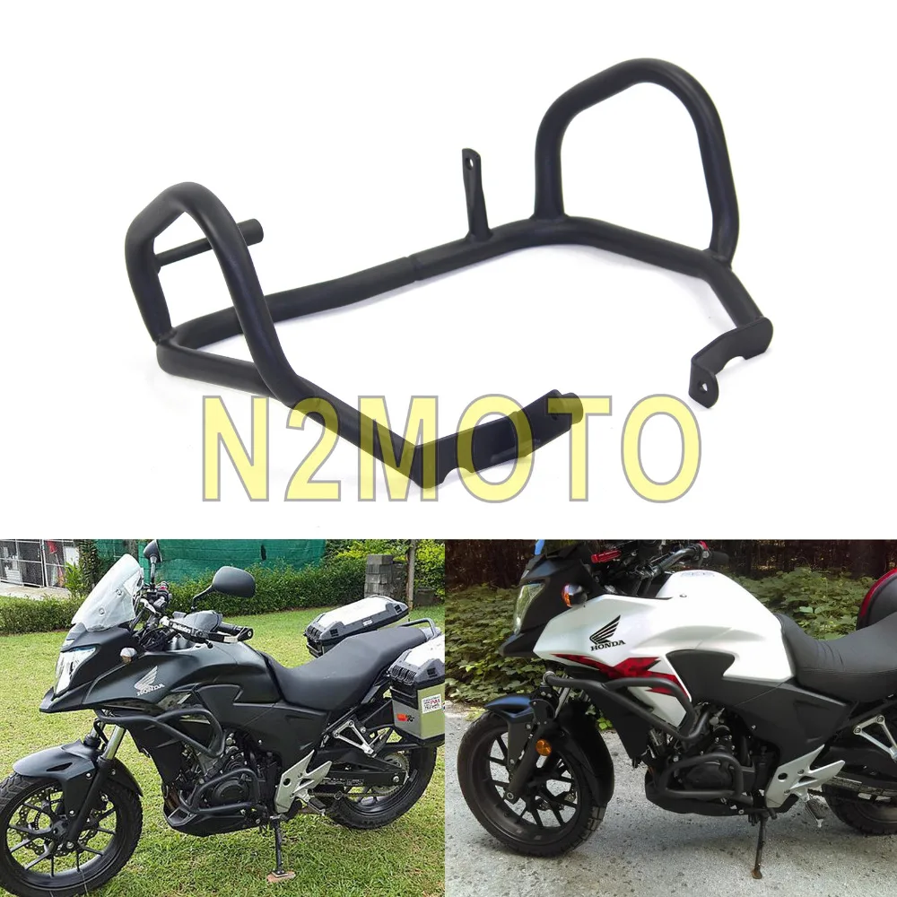For HONDA CB500X CB500F Black Motorcycle Engine Guard Crash Bar
