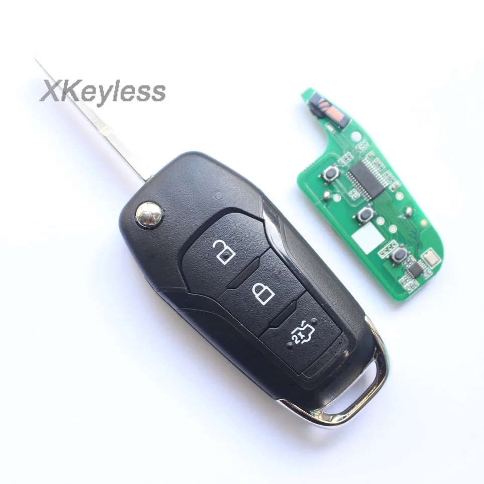 

2014 for Ford Escort, Mondeo fob flip remote key control 433mhz with ID49 chip
