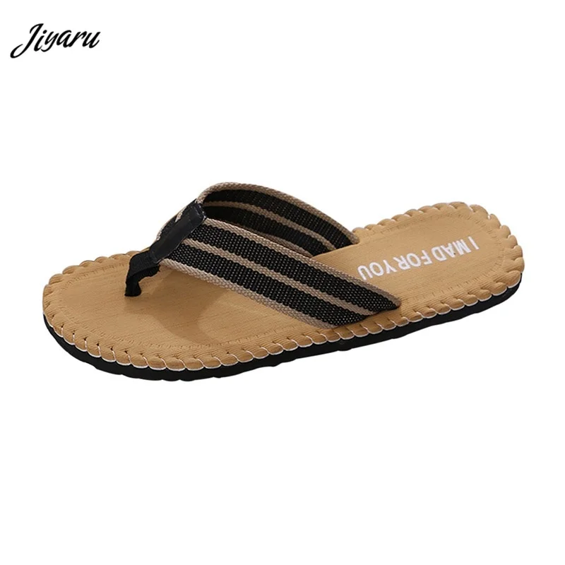 

2019 New Arrival Summer Men Flip Flops High Quality Beach Sandals Anti-slip Zapatos Hombre Casual Shoes Drop Shipping Size 40-44