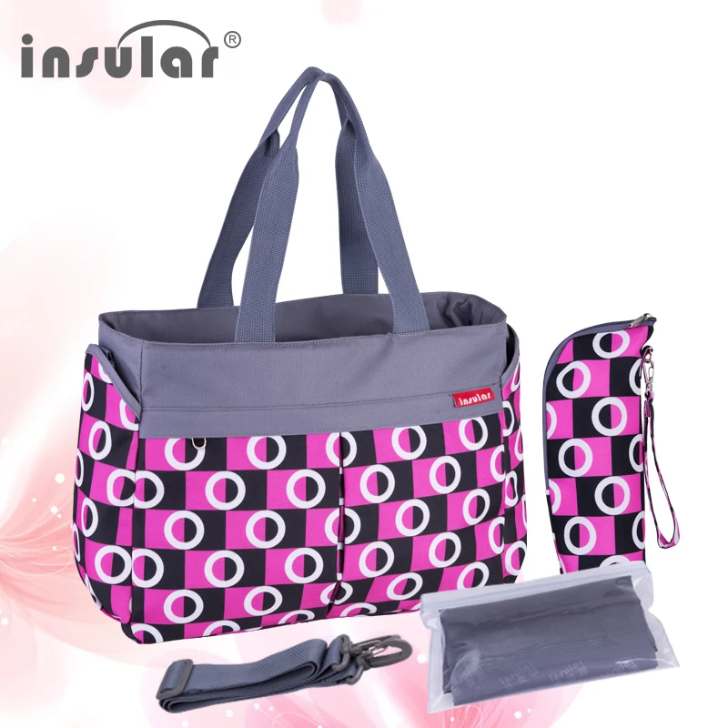 maternity bag High capacity plaid style mummy mother mom diaper bag