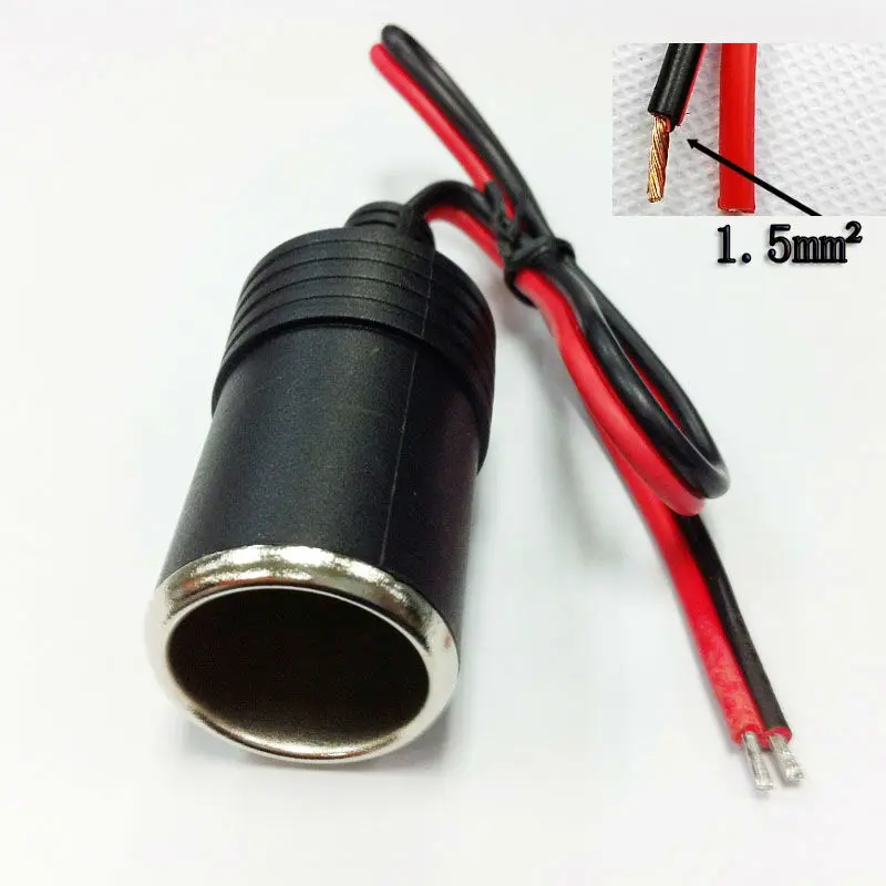 12v Car Cigarette Lighter Female Socket Plug Connector 12v Car Cigarette Lighter Female Socket Plug Connector