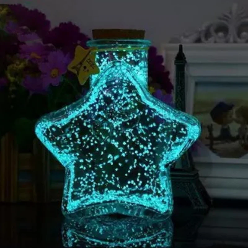 CALOFE волшебный флуоресцентный в темноте светящиеся вечерние яркие звезды Желая бутылка частицы светящийся песок детские игрушки