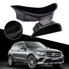 DWCX 2 шт. передняя дверь подлокотник коробка для хранения Кошелек ключ очки держатель Контейнер подходит для Mercedes Benz C Class W205