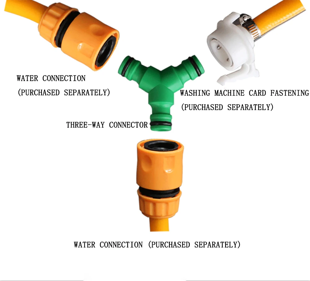 5 шт. 1/2 ''Быстрый коннектор для полива сада типа Y 3 Way садовый шланг разветвитель для садового шланга быстрое соединение IT192