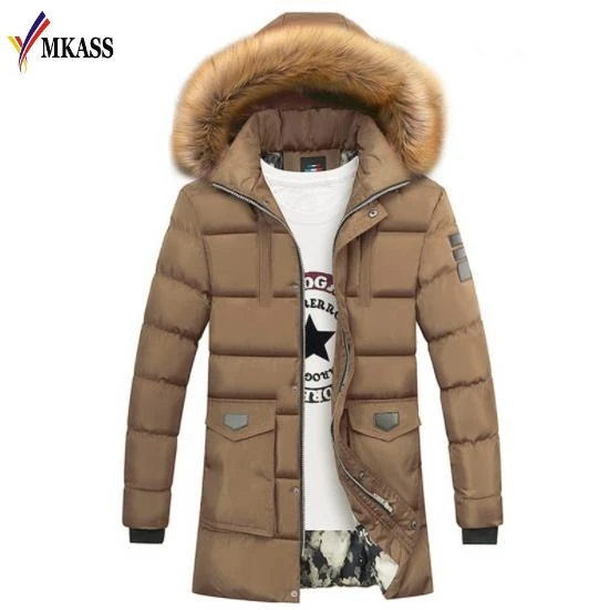 

2018 Brand Winter Jacket Men Casual Warm Parka Men Fashion Cotton Coat Detachable Fur Hooded Collor Thicken Man Jackets Outwears