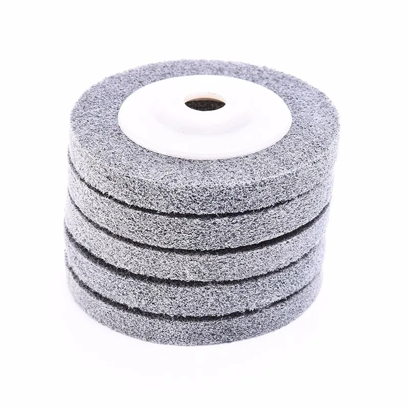 PW TOOLS 1Pc Nylon Fiber Polishing Wheel 100*12*16mm Grinding Machine