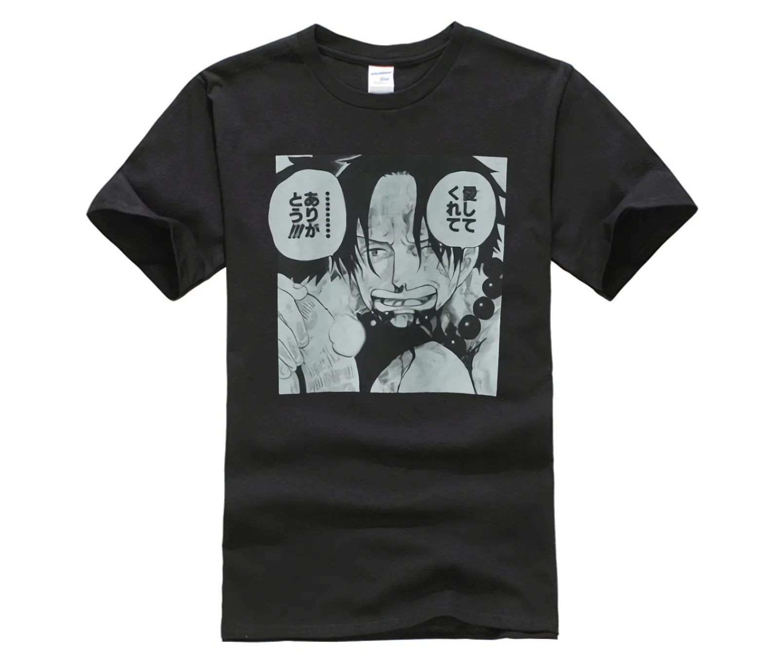 Fashion T Shirt 100 Cotton Jump 50th One Piece Ace Thank You For Loving Me Japan New Fashion Mens Short Sleeve T Shirt T Shirts Aliexpress