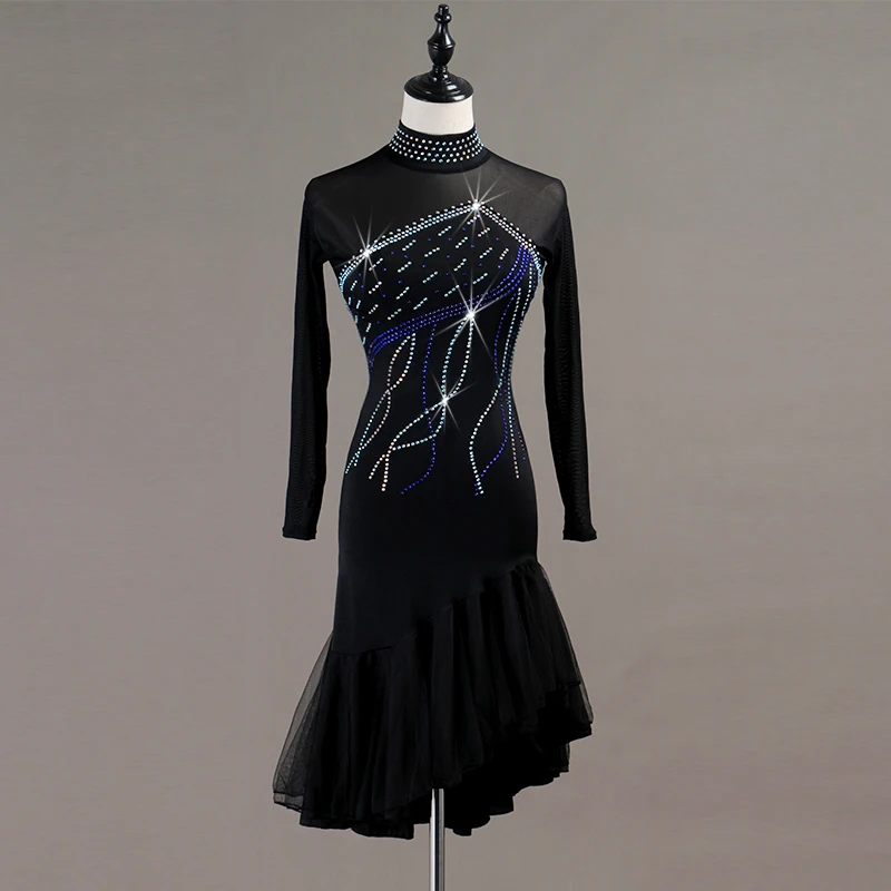 

2019 tango samba latin dance dress women rumba latin dance competition dresses ballroom latin dance dress for kids girl women