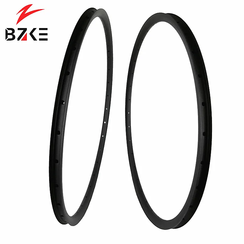 Top BZKE 29er carbon mtb rim 27.4mm width 23mm deep carbon rim 29 bicycle rims Ultralight 340g 29 inch carbon mountain bike rim 5