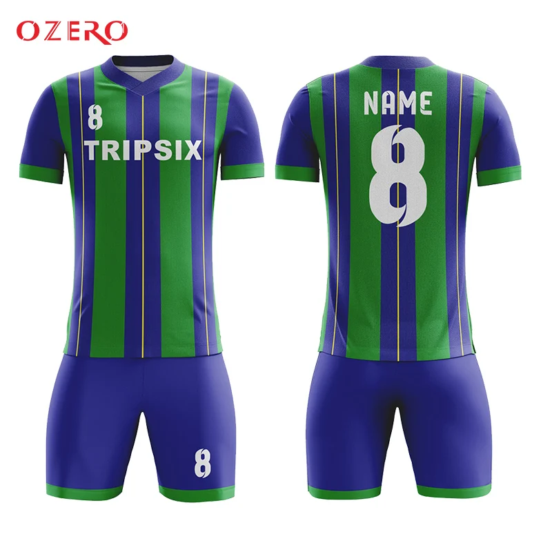 black and green football jersey