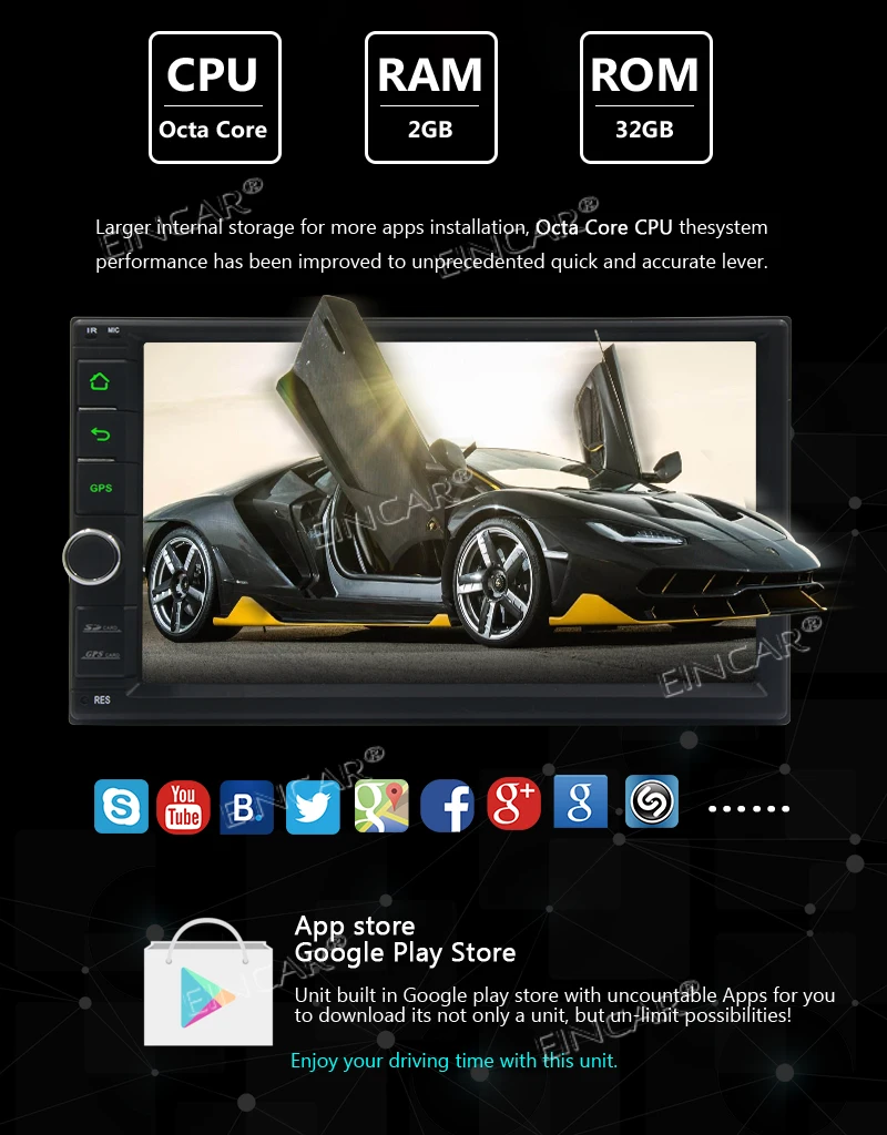 Flash Deal Car multimedia Stereo Radio Bluetooth Android 8.1 2Din pc GPS Navigation Auto Radio wifi Bluetooth touch screen remote control 1