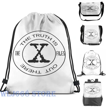 

Funny graphic print shoulder Bags women X-Files The Truth Is Out There Single shoulder backpack travel for men Gym Bag