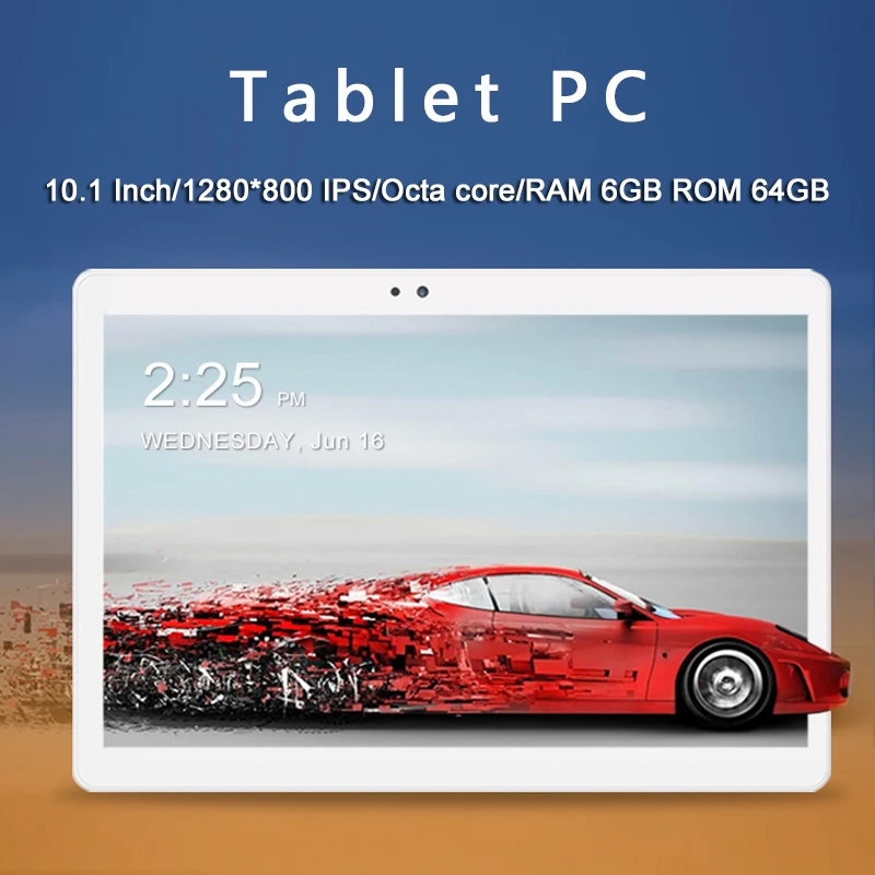 

Free shipping tablet pc 10.1 inch Android 8.0 Octa core RAM 6GB ROM 64GB 1280*800 IPS 3G/4G smart Phone MID tablets pcs 10 10.1