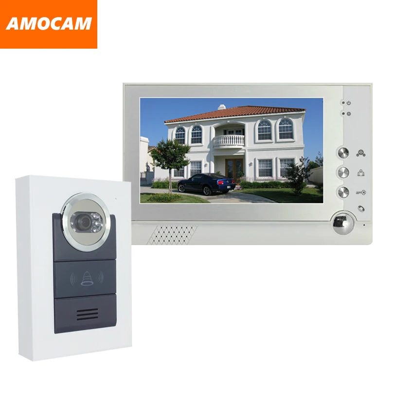 Wholesale 7 TFT Color Display Video font b Door b font Phone Intercom Doorbell Support Night