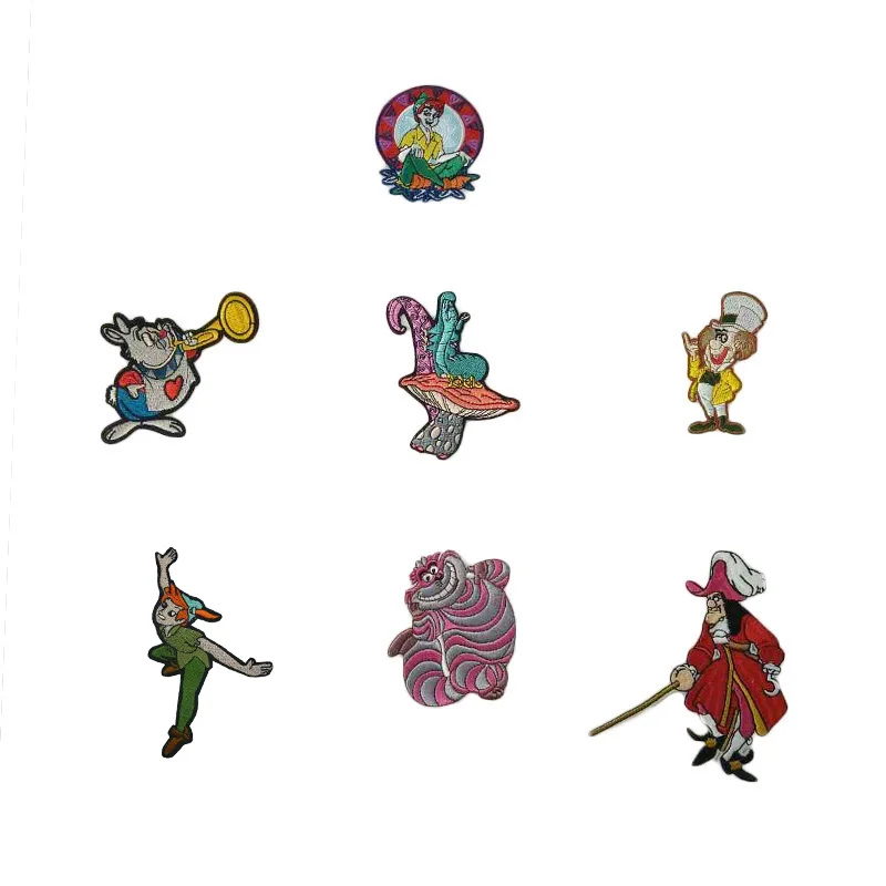 Peter Pan Patch Kapten Alice Di Wonderland Kelinci Horn Kelinci