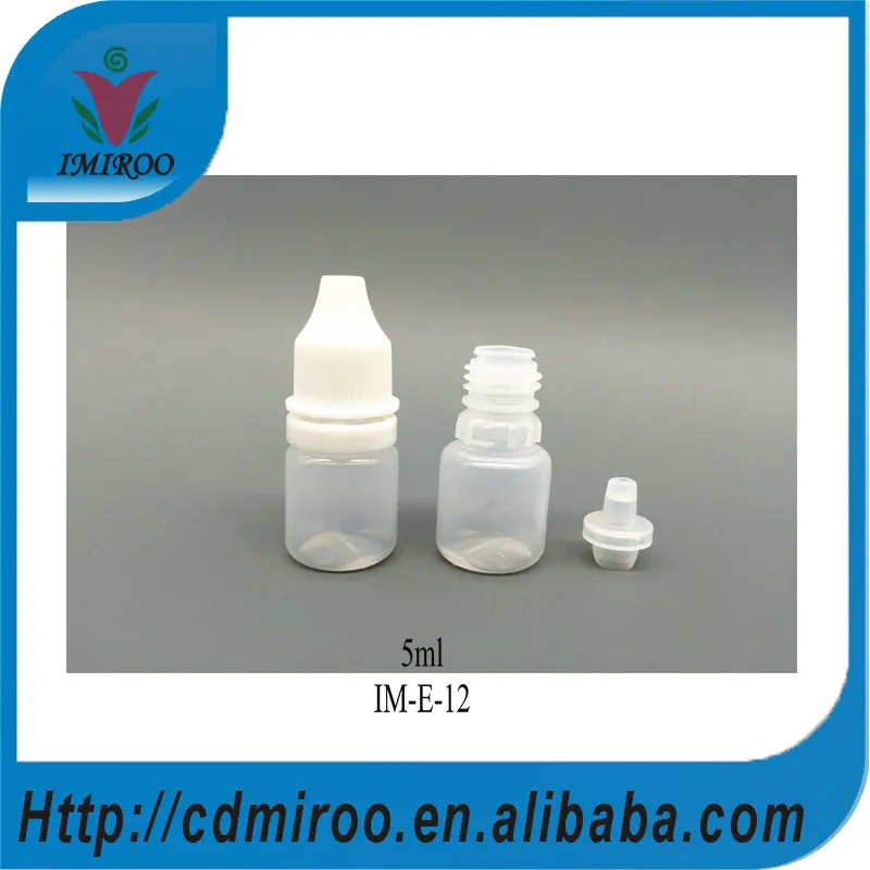 

50+2pcs 5ml LDPE dropper bottles with tamper proof cap, 5ml dropper bottles for e-cigarette oil with normal short tip