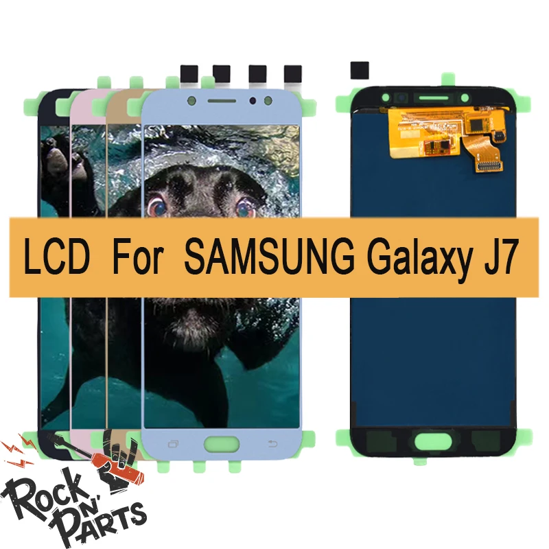 

For Samsung Galaxy J7 2015 J700f J700 SM-J700M J700H LCD Display Touch Screen Assembly with frame Replacement