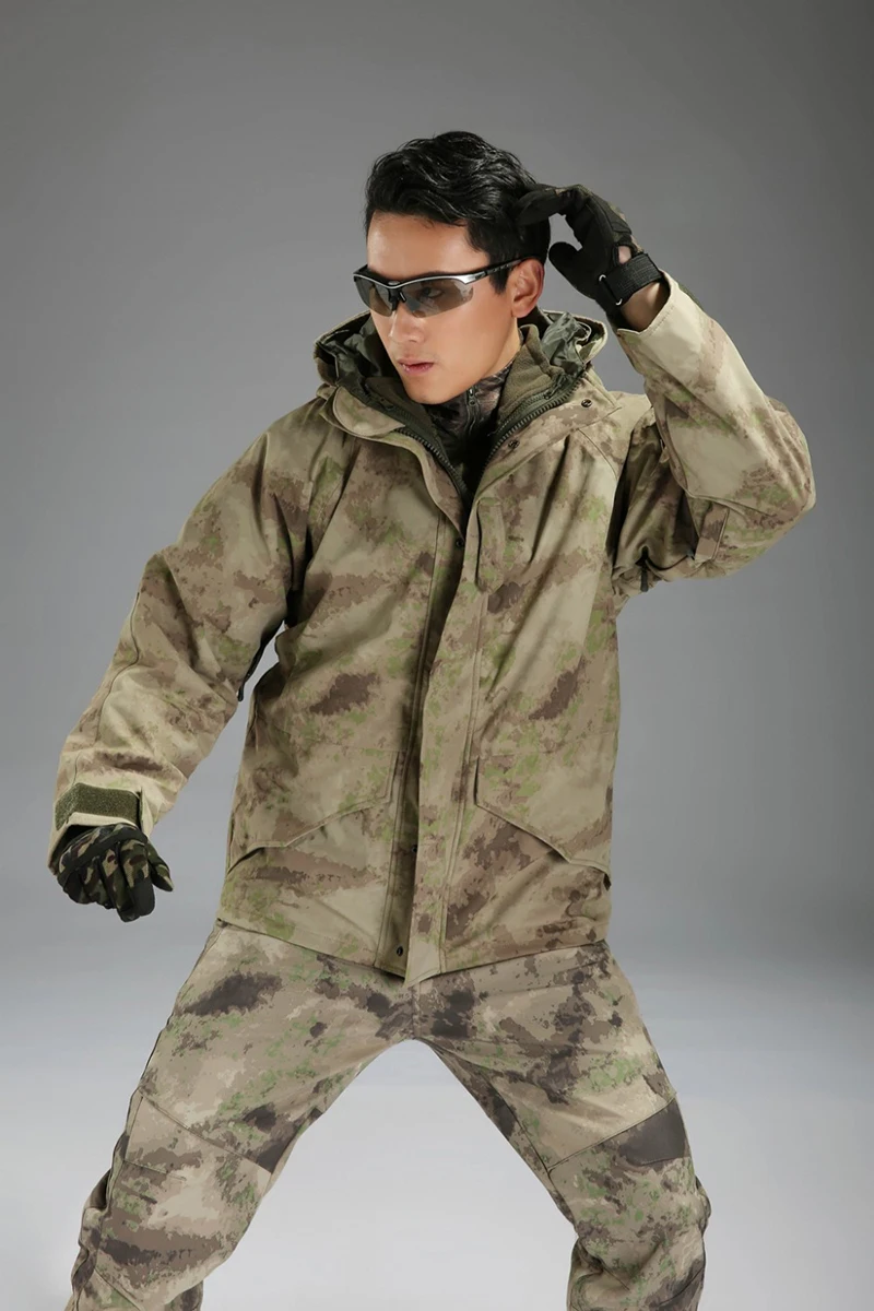G8 зимняя мужская теплая Толстая тактическая куртка пальто водонепроницаемая военная куртка мужская камуфляжная ветровка куртка теплоизоляционная парка пальто
