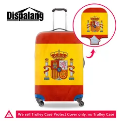 18-30 дюймов защита багажа Испания страна флаг Водонепроницаемый пыле эластичный чемодан защитная крышка путешествия Чемодан аксессуары