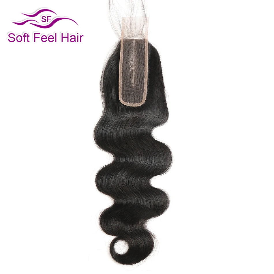 Soft Feel Hair 2x6 Closure Middle Part Brazilian Body Wave Closure
