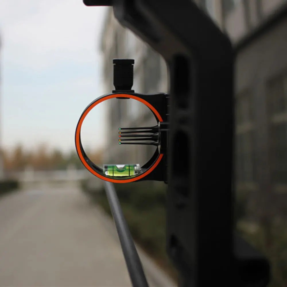 Hunting And Archery Compound Bow And Recurve Bow Sight Five Pin Fiber