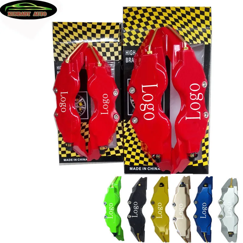 

KUNBABT New Fashion ABS Plastic With Sline Logo Disc Brake Caliper Covers Size L/M/S For Audi Car Styling