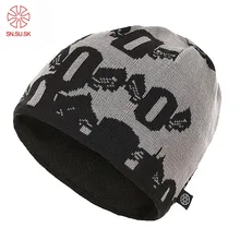 SN. SU. SK Мужские Лыжные шапки, теплые зимние вязаные шапки для катания на коньках, шапка с черепом, лыжные шапочки, шапка s для сноуборда, женская шапка