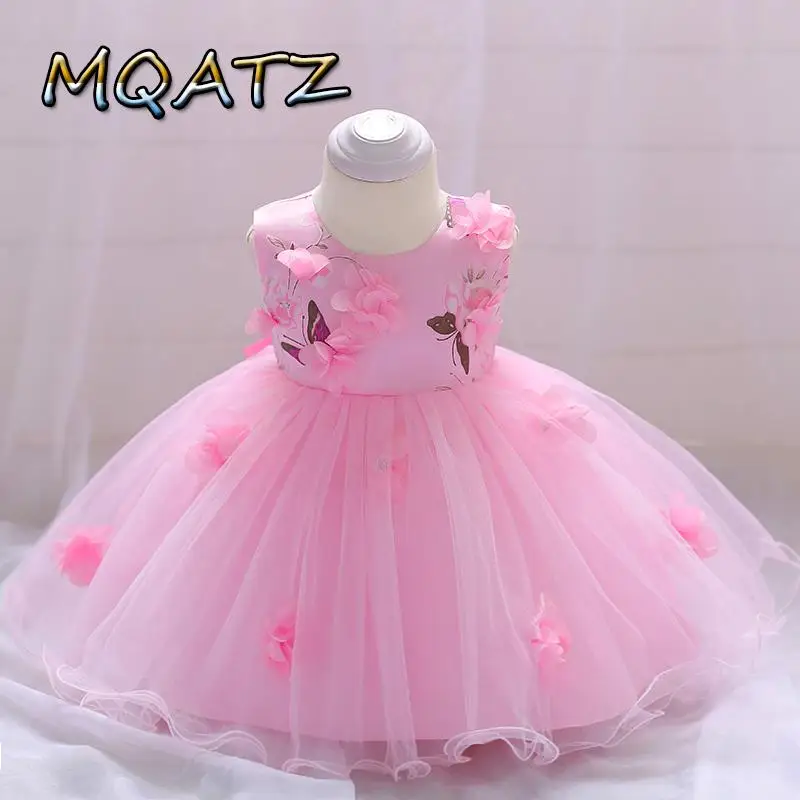 

Small Girl Tutu Flower Petals Bow Bridal Dress Performance clothing Cotton Casual Summer Floral Sundress show clothing school