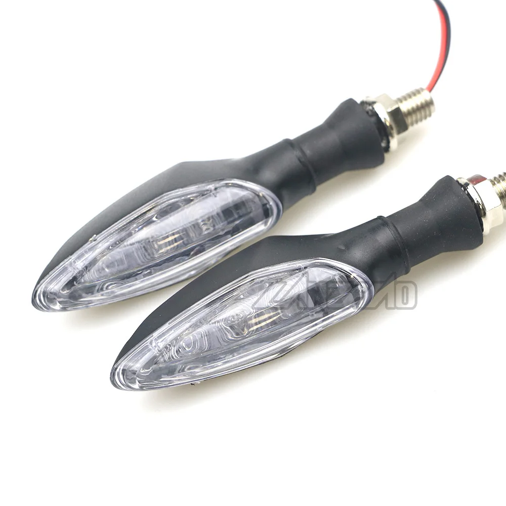 Motorcycle Turn Signal Lights LED Amber Lamp Turn Signals Indicators