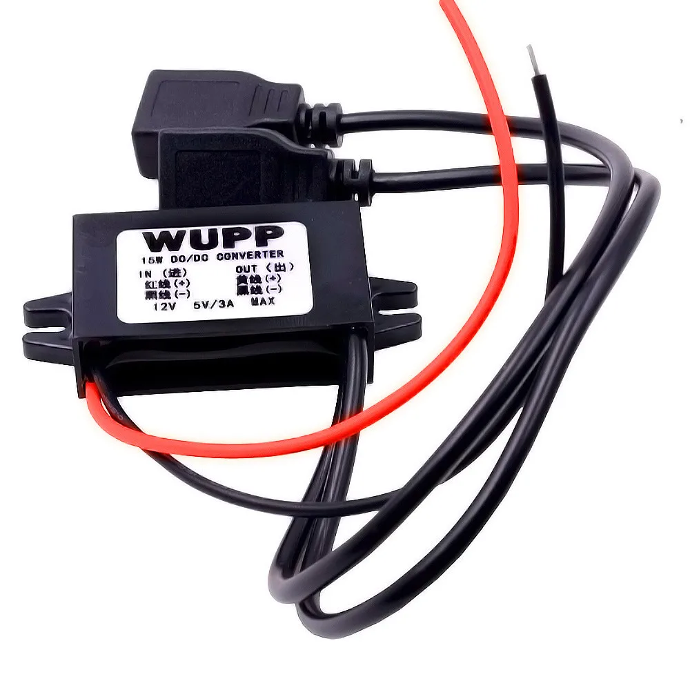 

WUPP Car Boat Motorcycle 2 USB Charger DC 12V To 5V 3A Power Adapter Supply for cell Phone Auto Car-styling