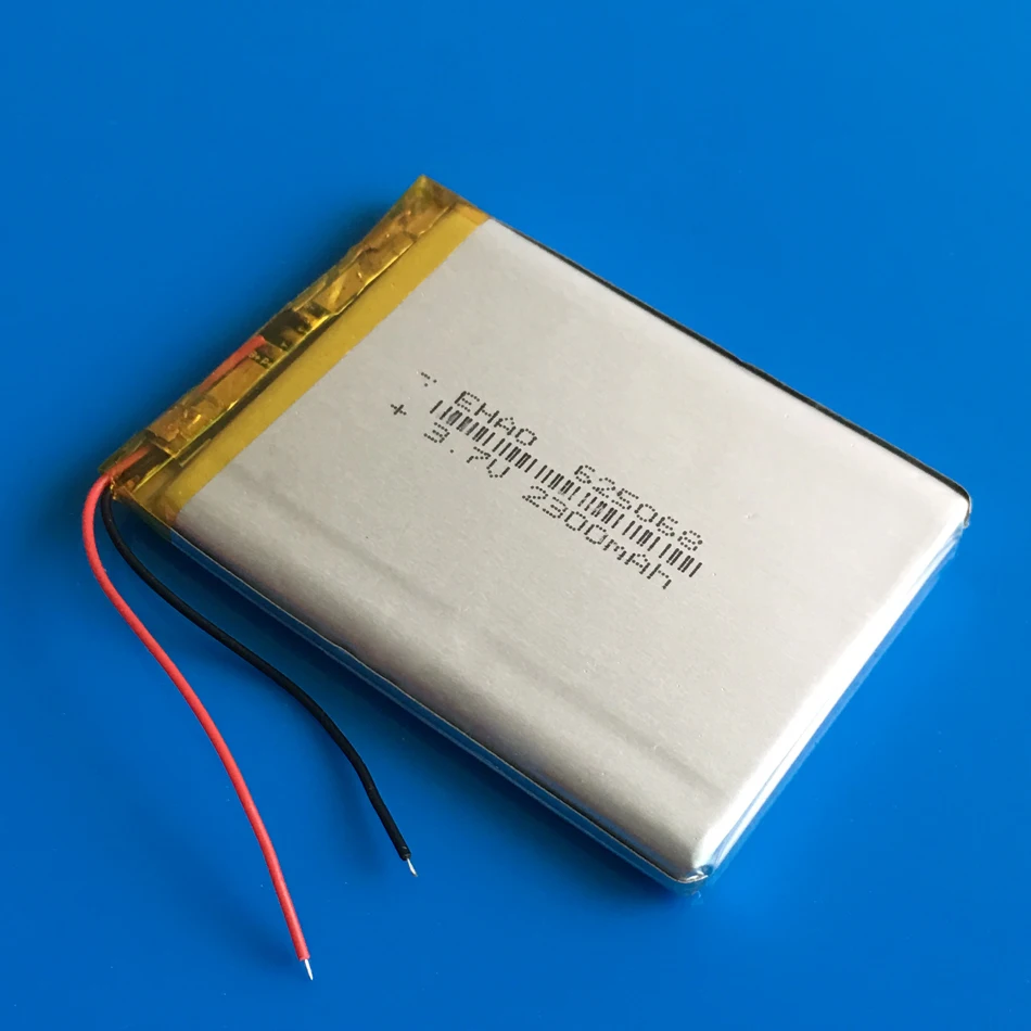 5 шт. 2300 мАч 3 7 В lipo полимерная литиевая аккумуляторная батарея Lion 625068 для MP3 GPS DVD