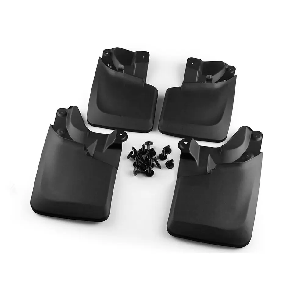 

4-piece Front And Rear Wheel Fenders For Toyota Tacoma Car Fender Flare Wheel Lip Rubber Protector Body Kit Trim