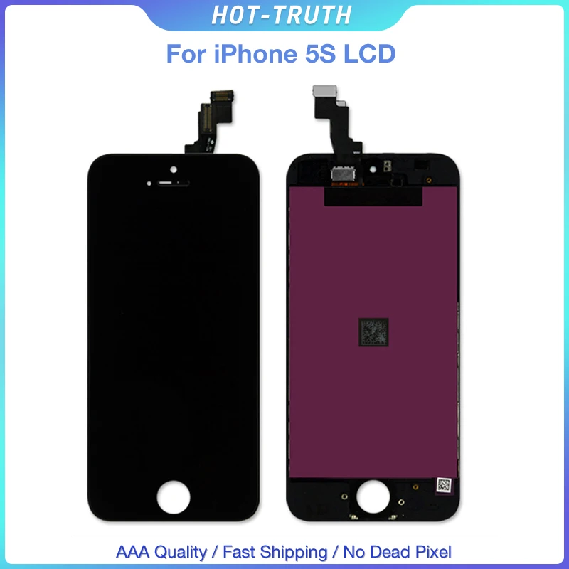 50 шт./Лот DHL бесплатная доставка для iPhone 5S ЖК-дисплей сенсорный экран дигитайзер