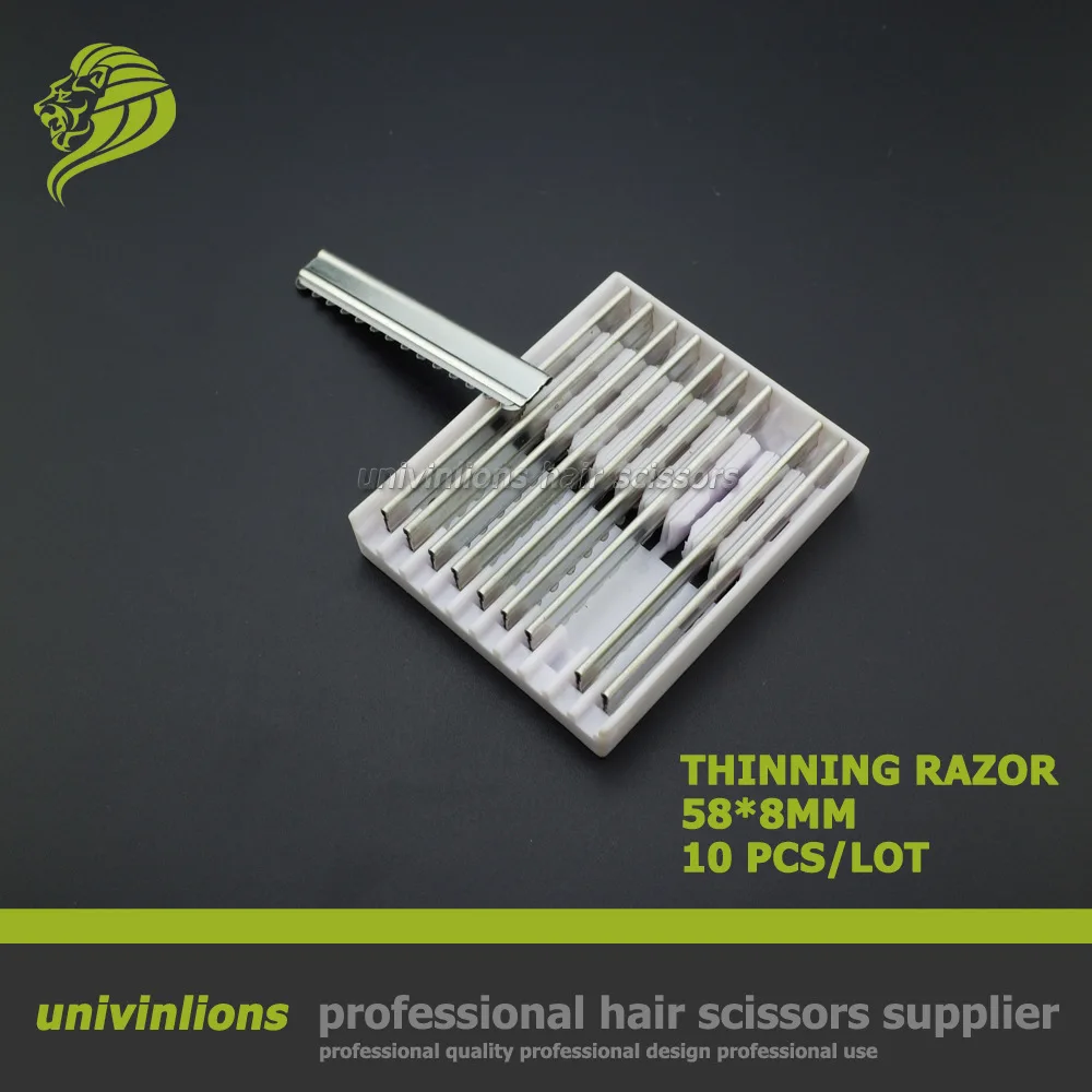 

univinlions removeable razor blade for straight razor scissors hair razor shears balde hair thinning razor blades thin haircut