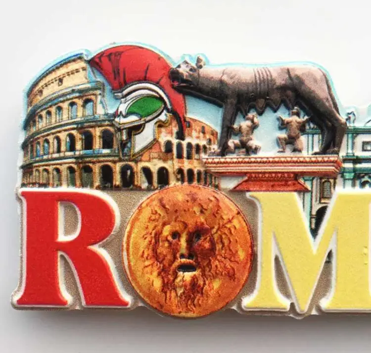 Rome Italy Fridge Magnets Travel Souvenir Refrigerator Magnetic Stickers