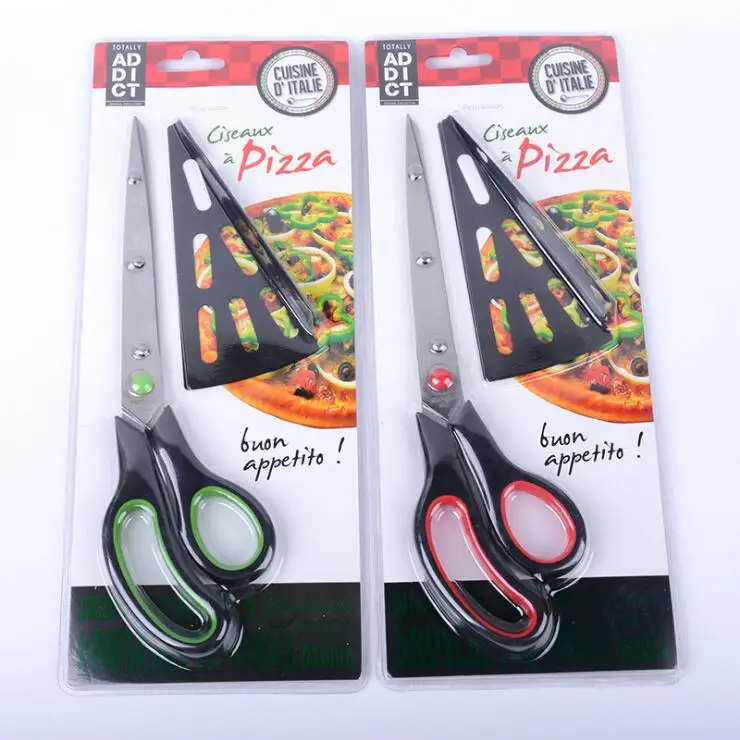 Professional Pizza cutters Stainless Steel Pizza Scissors Slice 2 in 1