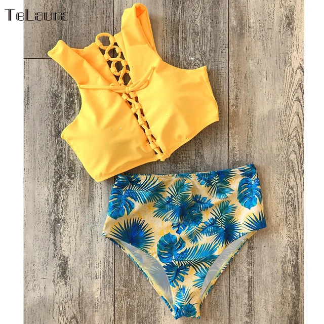 {Excellent|Wonderfull|Very Good|Very Recommended} 2019 New Sexy High Waist Bikini Swimwear Women Swimsuit Push Up Biquini Bathing Suit Bandage Bikinis Women Summer Beach Wear Special Price
