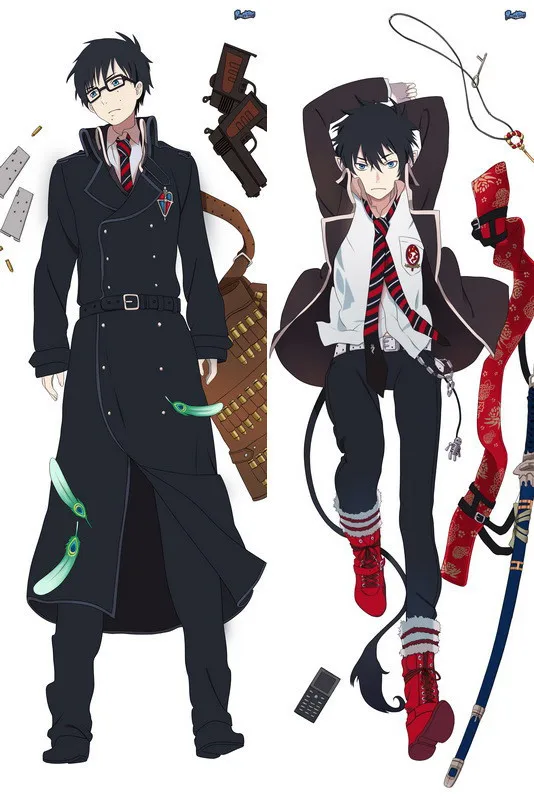 

Hobby Express Ao no Exorcist Yukio and Rin Okumura Dakimakura Hugging Pillow Case Male40