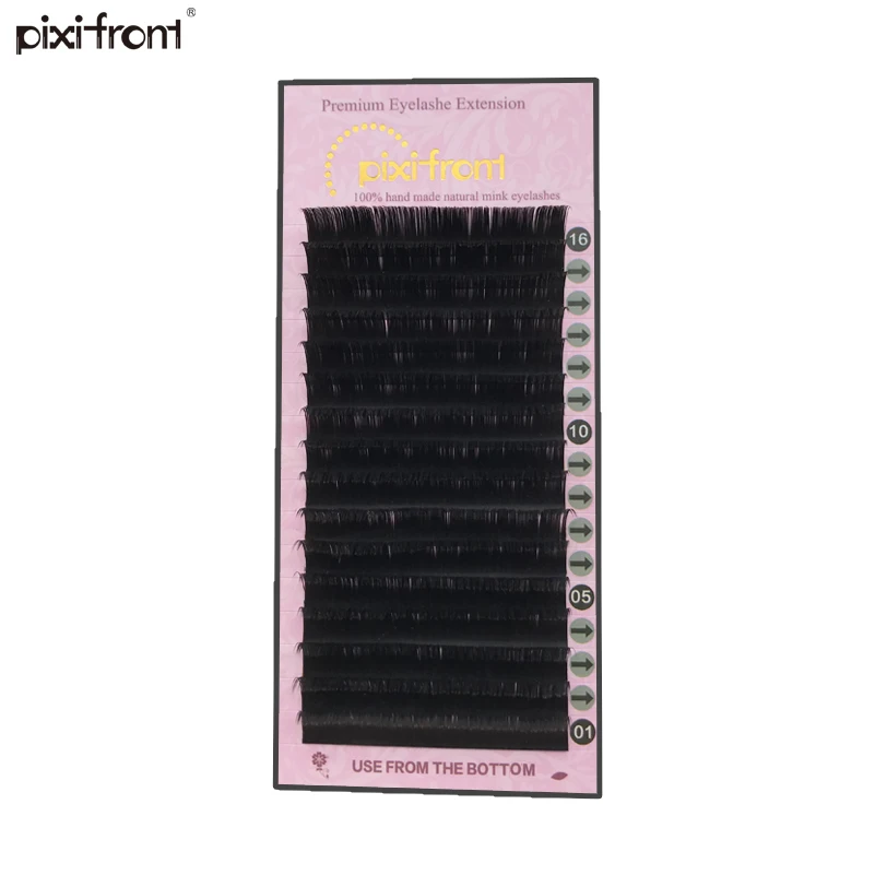 PIXIFRONT 16Rows Ellipse Flat False Eyelash Extensions Soft Flat Roots Split Tips False Eyelash,individual false mink lashes PIXIFRONT 16Rows Ellipse Flat False Eyelash Extensions Soft Flat Roots Split Tips False Eyelash,individual false mink lashes