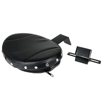 

Studded Black Plug-In Driver Backrest With Pocket Fit For Harley Heritage Softail 1993-2003 2004 2005 2006 Models