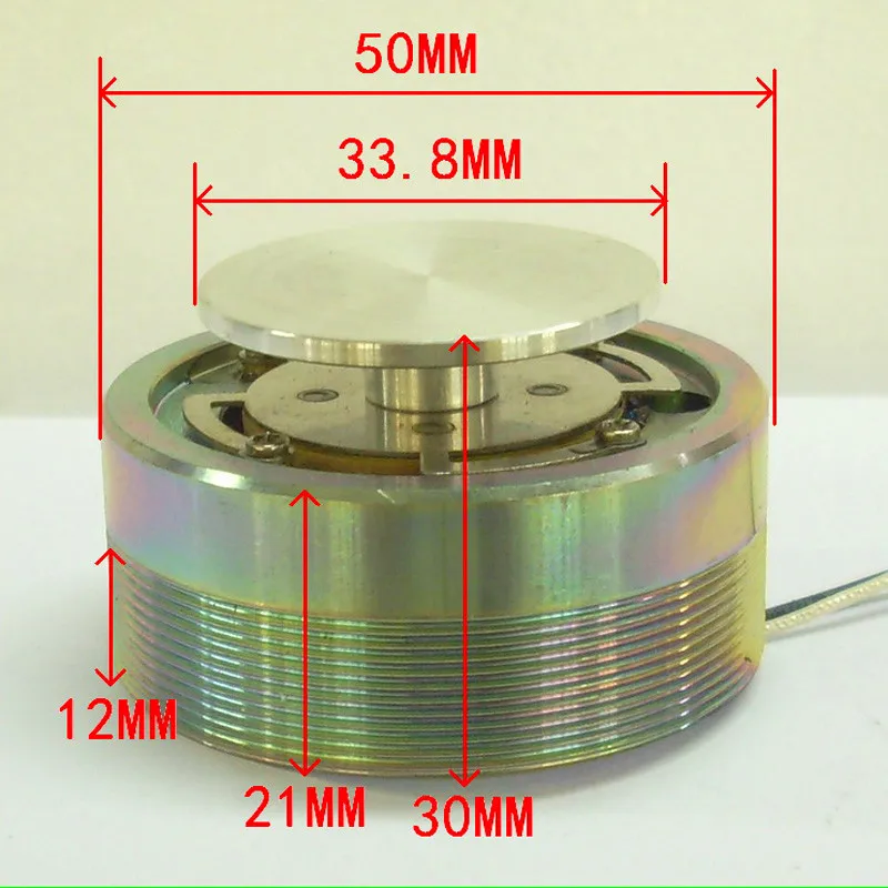 1 шт. 2 дюйма 50 мм 25 Вт Высокая мощность резонанс и вибрация шейкер низкочастотный Громкоговоритель Бас-привод самолет динамик DIY