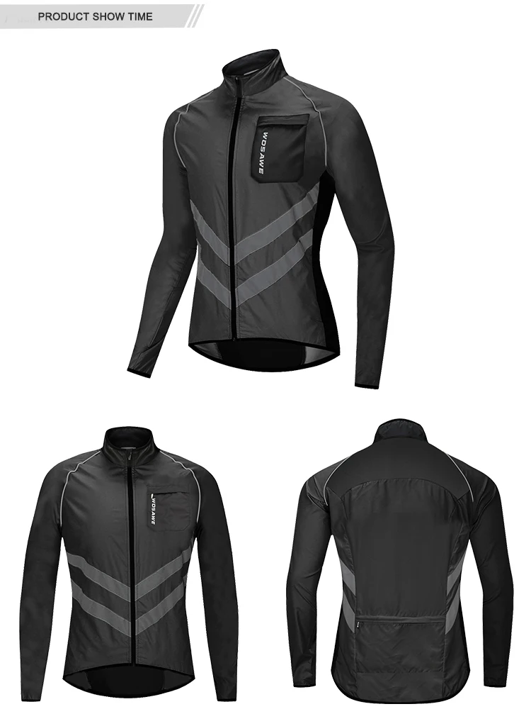 WOSAWE мотоциклетная Светоотражающая куртка высокая видимость безрукавка мотоциклетная куртка мотокросса ветровка внедорожная гоночная одежда