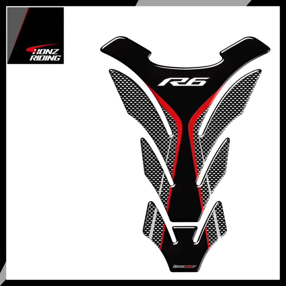 Для Yamaha R6 YZF-R6 Tankpad 3D Мотоцикл Танк Pad Защитная Наклейка Наклейки