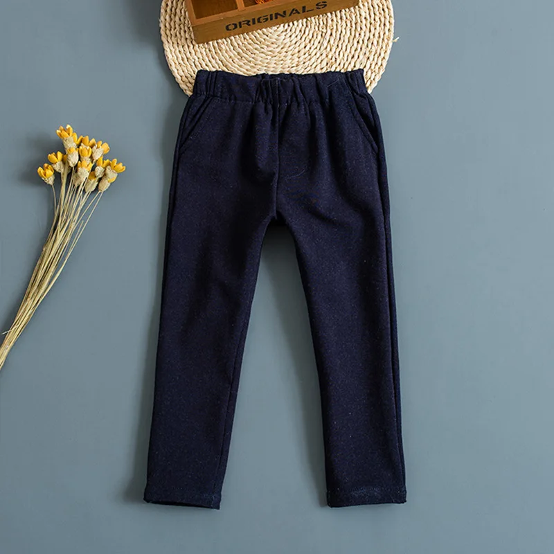 Джинсы для мальчиков и девочек осенние и зимние детские брюки детские джинсы
