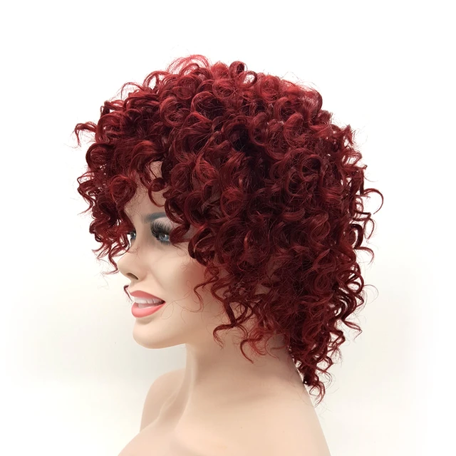 Rianna Pricheska Afro Kudryavyj Vyushiesya Korotkie Pariki Dlya Chernyh I Belyh Zhenshin 15 Dyujmov Sinteticheskie Volosy Pariki Afro Parik Perucas Aliekspress