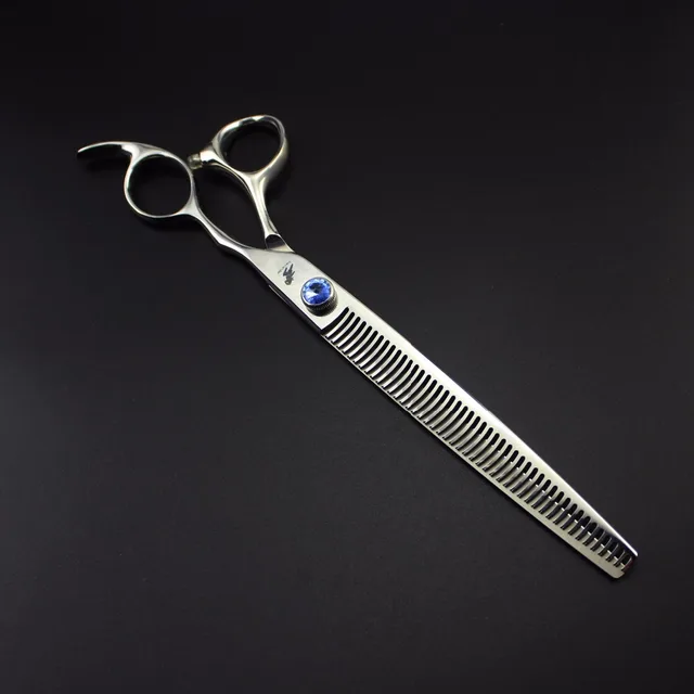 High Quality Japan 440C 8 Inch Pet Dog Grooming Thinning Scissors Grooming Shears for Dogs Thinning Rate 35% FL-8 silver
