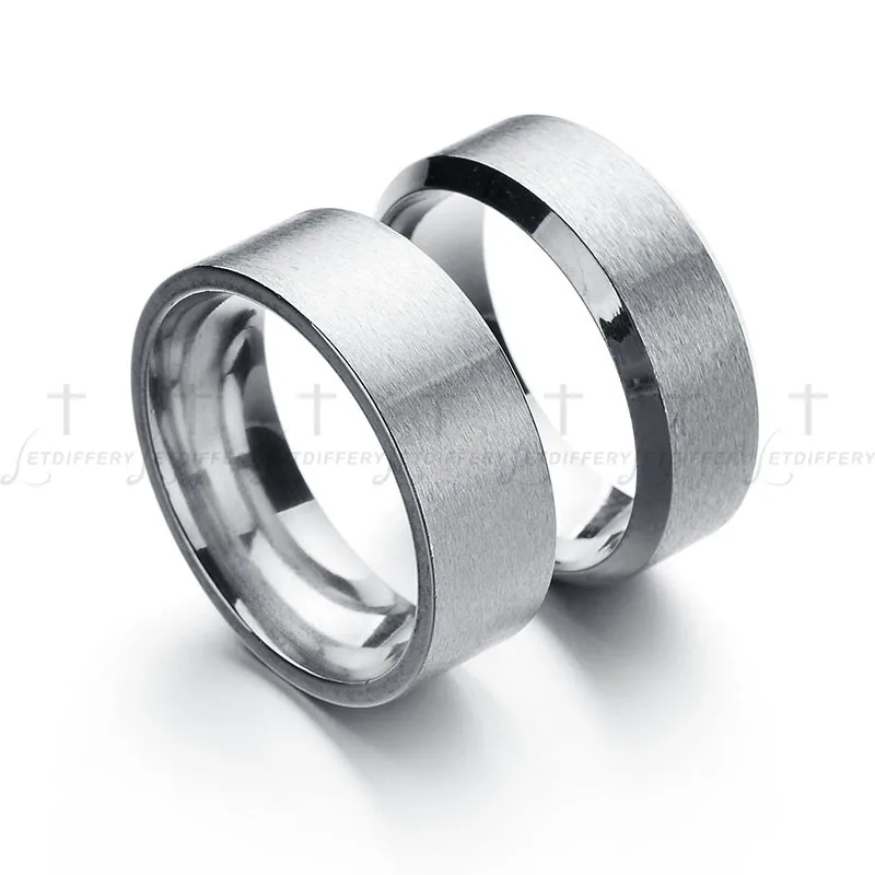 Letdiffery нержавеющая сталь 316 L Кольцо для пары для мужчин и женщин простое модное обручальное кольцо подарок для влюбленных