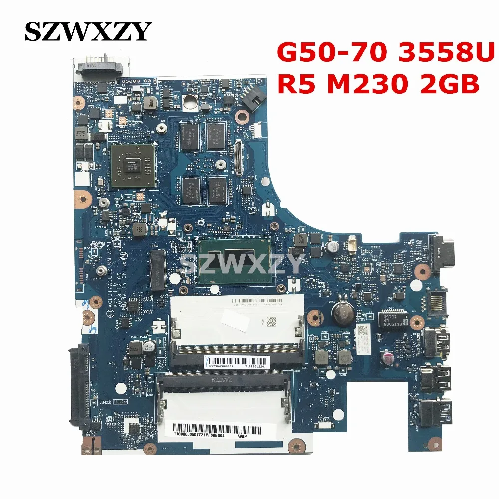 Оригинальная материнская плата для ноутбука Lenovo G50 70 ACLU1 ACLU2 NM A271 Intel Pentium 3558U